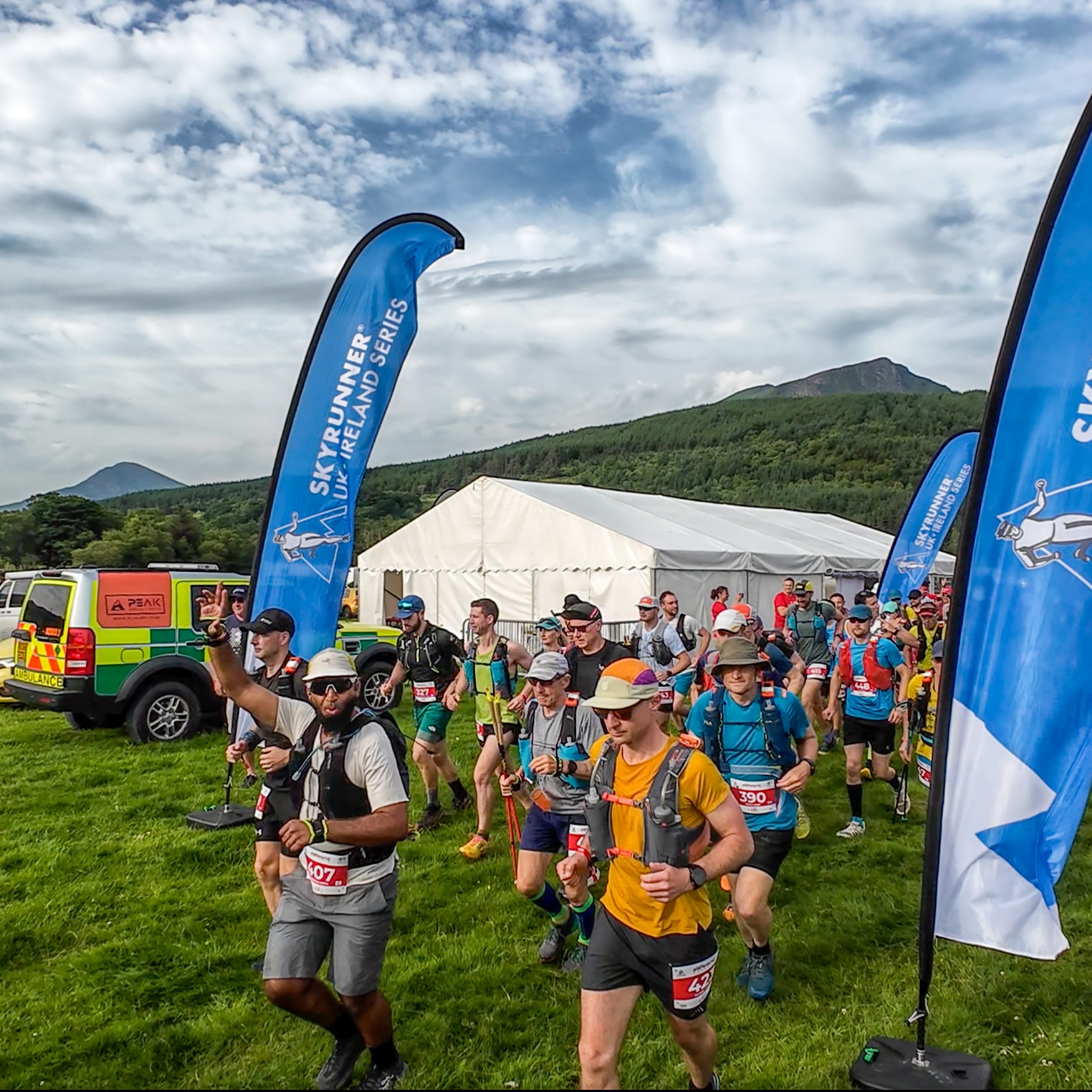 Skyrun Eryri event base Snowdonia