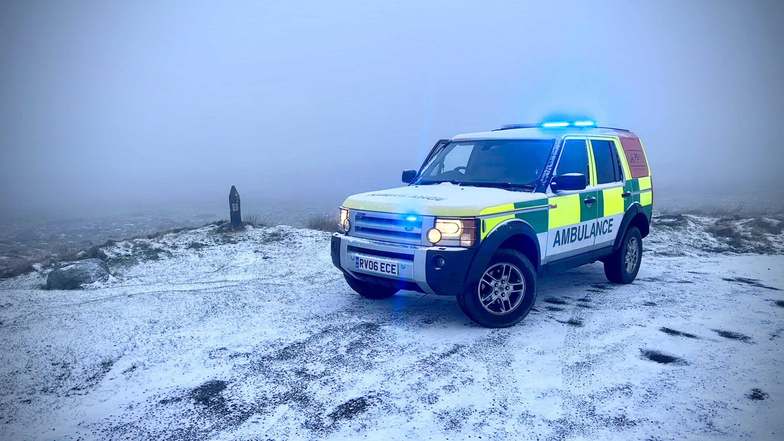 Peak Medical and Rescue off-road Land Rover ambulance