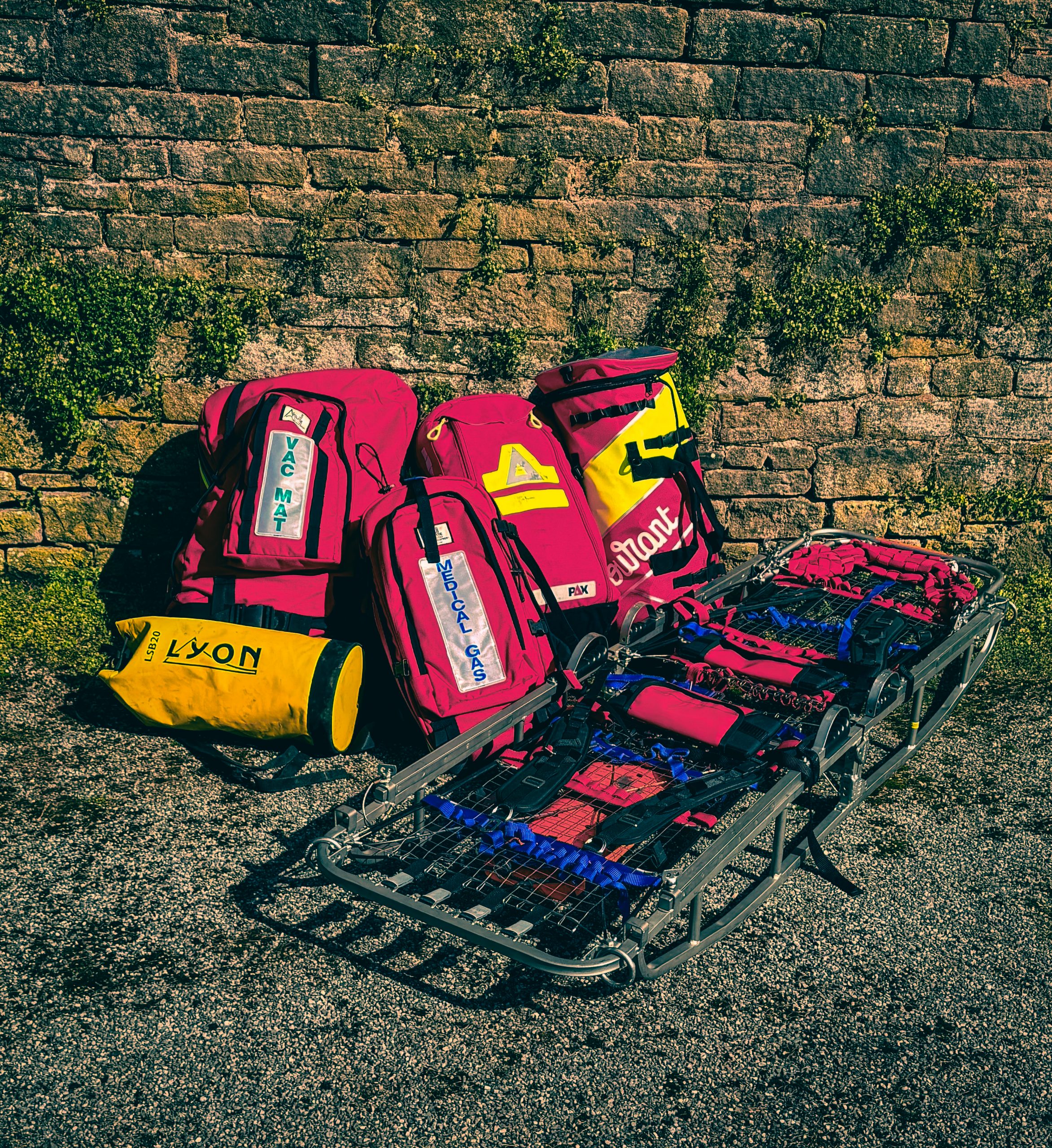Mountain Rescue Bell stretcher used by Peak Medical and Rescue