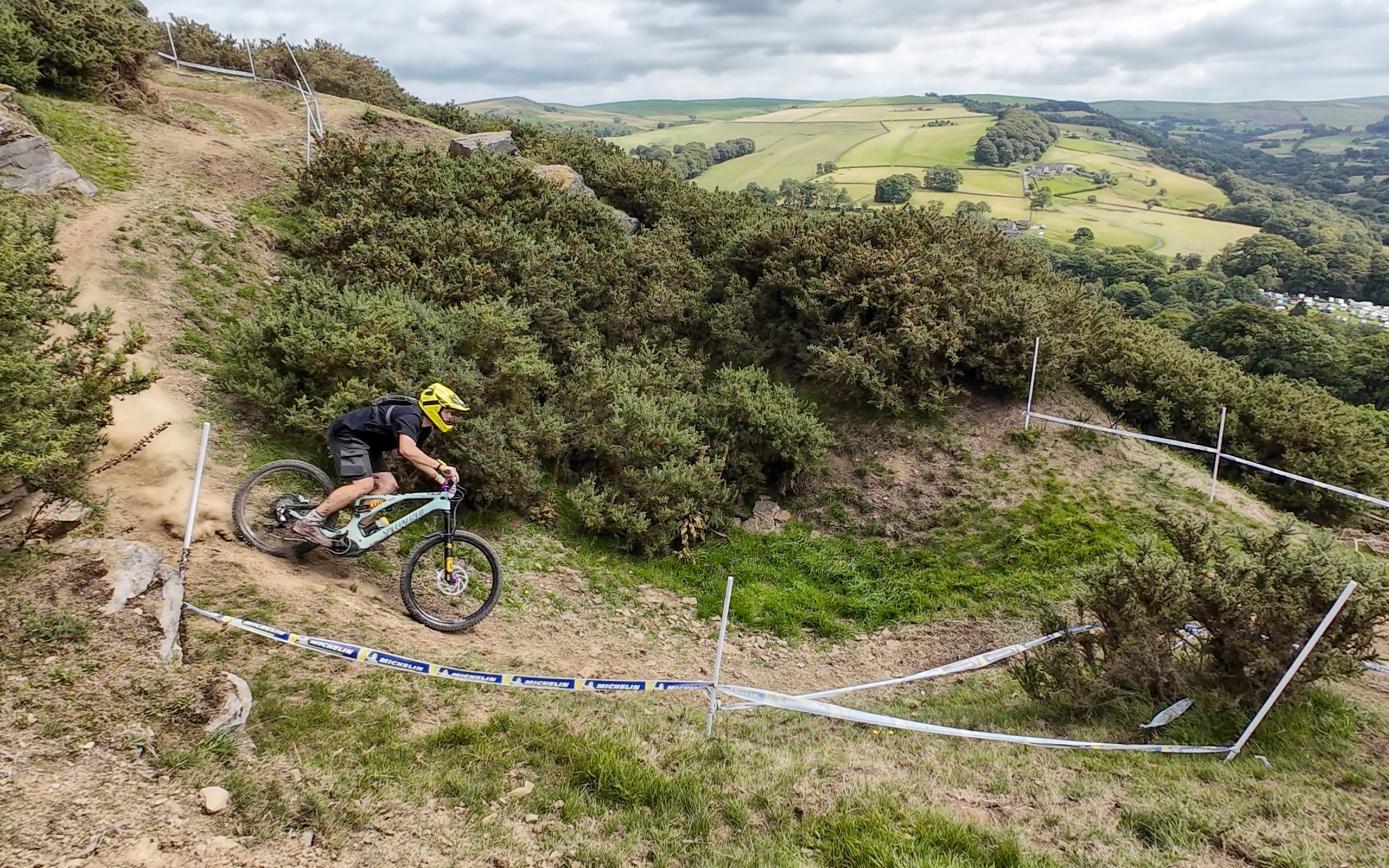 Mountain bike enduro event medical cover Peak District