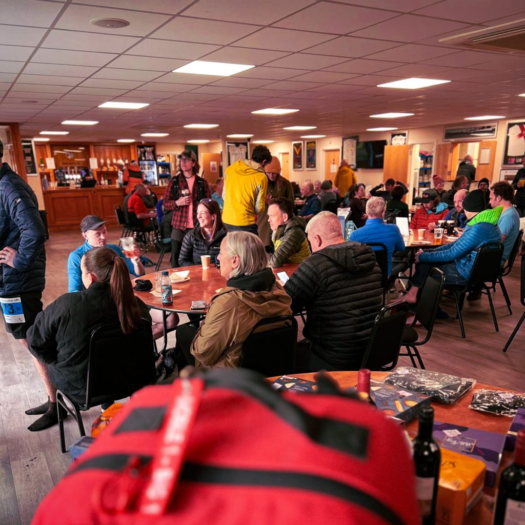 Runners at the finish